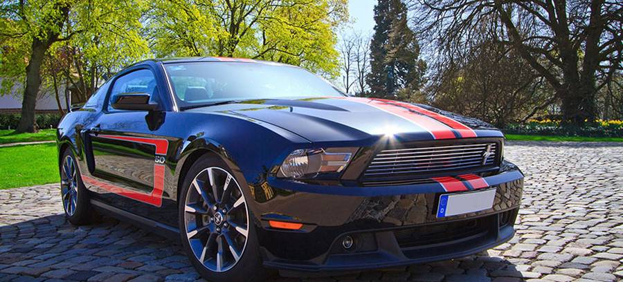 ford mustang black